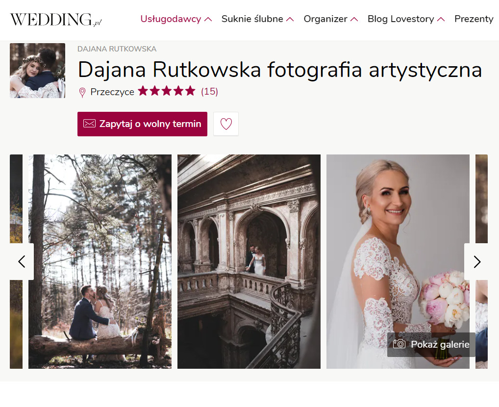 Wedding.pl dajana rutkowska fotografia