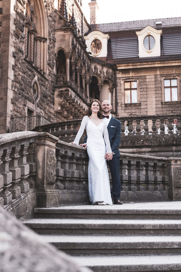 Plener ślubny Zamek w Mosznej